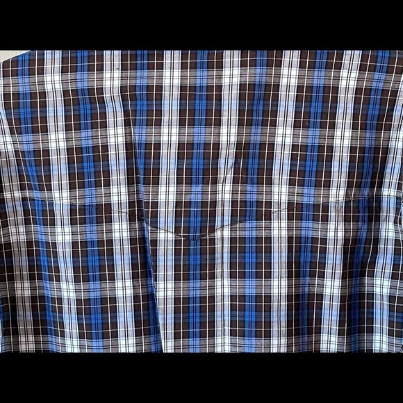 Wrangler size large pearl snap rodeo western shirt work wear - Picture 16 of 16